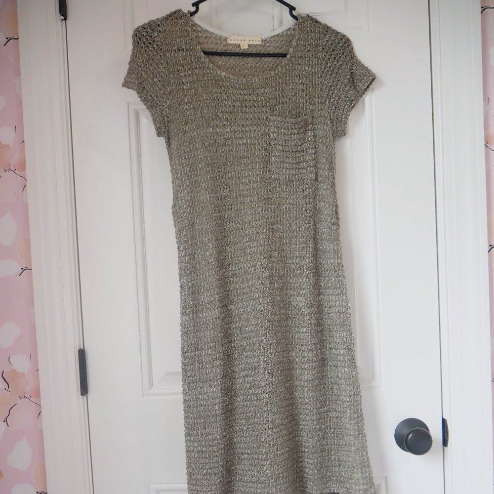 Knit, Long Top with Side Pocket
